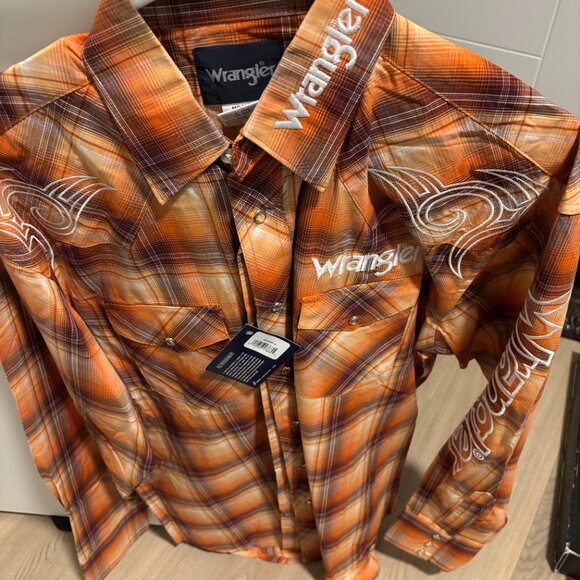 BNWT Wrangler Western Shirt - Picture 3 of 6